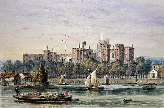 View of Lambeth Palace from the Thames from Thomas Hosmer Shepherd