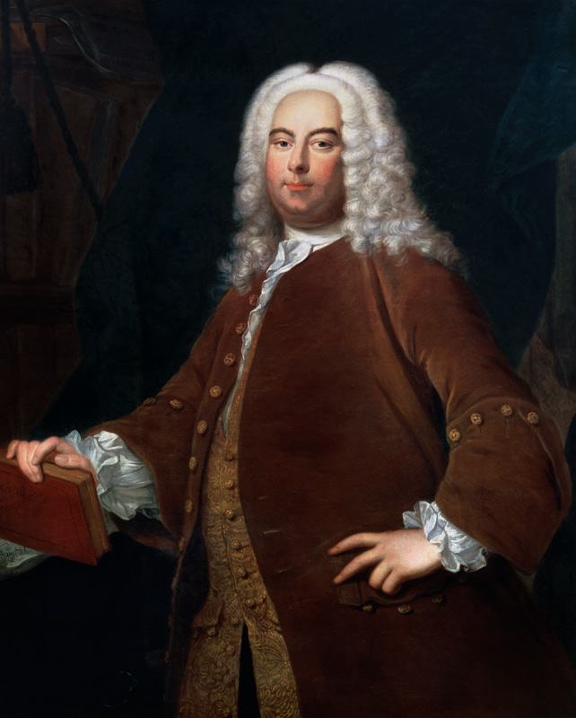 Portrait of George Frederick Handel (1685-1759) from Thomas Hudson