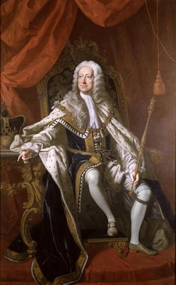 George II (oil on canvas) from Thomas Hudson