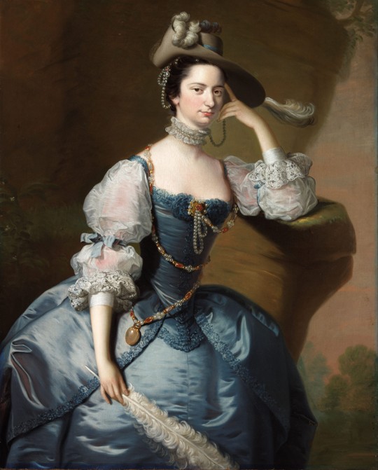 Portrait of Margaret, Lady Oxenden from Thomas Hudson
