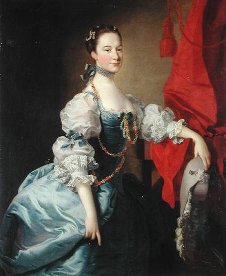 Portrait of a Lady in a Blue Gown from Thomas Hudson