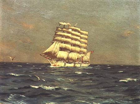 Danish trading ship, Viking from Thomas J. Somerscales