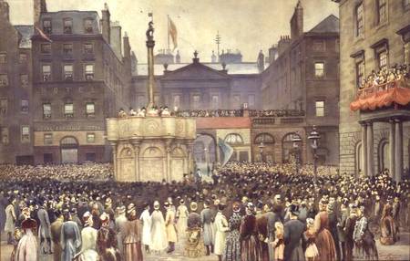 The Presentation of the Restored Market Cross, Edinburgh, to the Magistrates Council by the Right Ho from Thomas L. Sawers