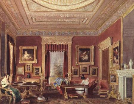 The Drawing Room, Leigh Court, Bristol from Thomas Leeson the Elder Rowbotham