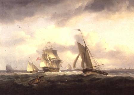 In the Channel from Thomas Luny