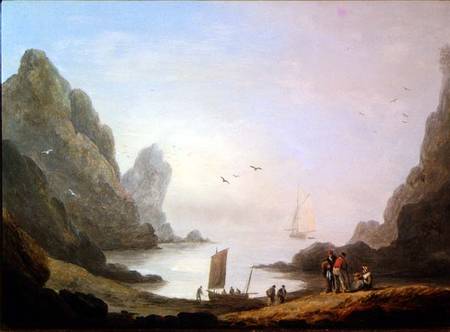 A Secluded Cove from Thomas Luny