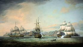 East Indiaman Ceres off St Helena
