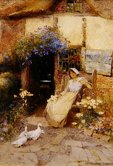 At the Cottage Door from Thomas Mackay