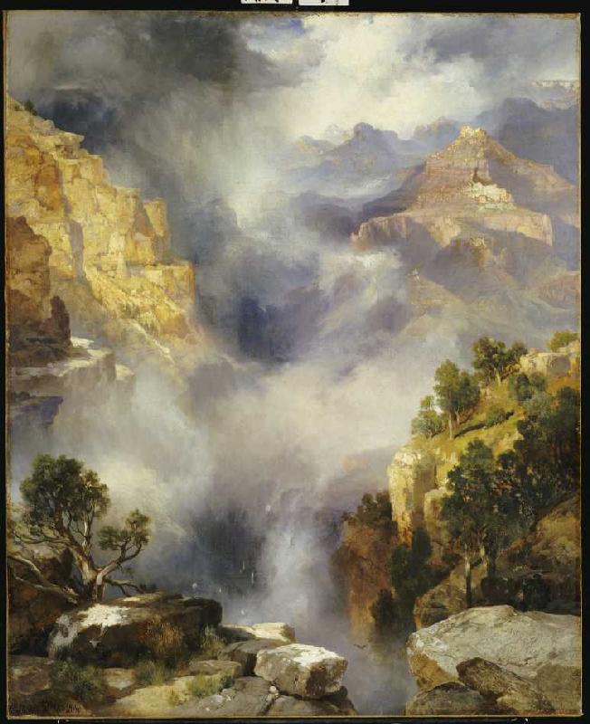 Der Canyon im Nebel from Thomas Moran