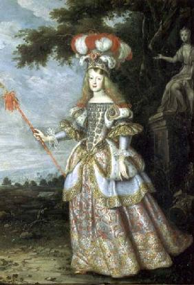 Empress Margaret Theresa (1651-73), 1st wife of Emperor Leopold I (1640-1705) of Austria, dressed as