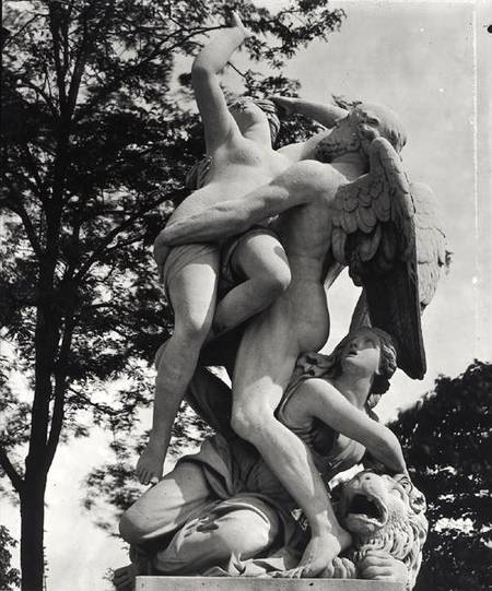 Saturn Abducting Cybele, allegory of Earth, photographied in the Jardin des Tuileries, Paris from Thomas Regnaudin
