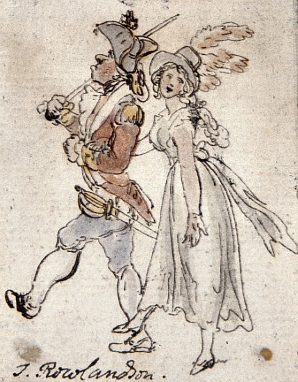 Caricature from Thomas Rowlandson