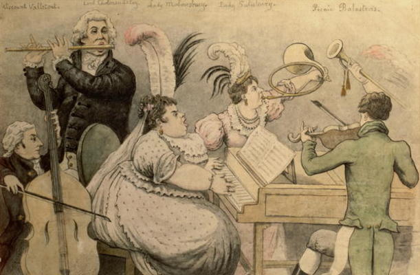Musical Party (w/c on paper) from Thomas Rowlandson