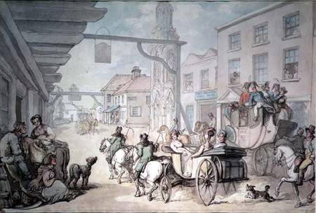 The Post Chaise from Thomas Rowlandson