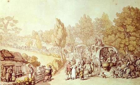 Road to Epsom from Thomas Rowlandson