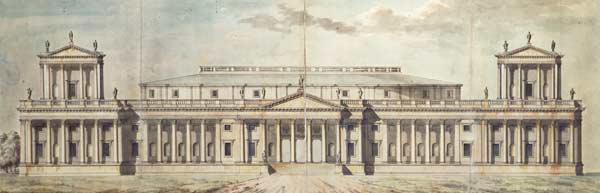: Design for a National Mausoleum from Thomas Sandby