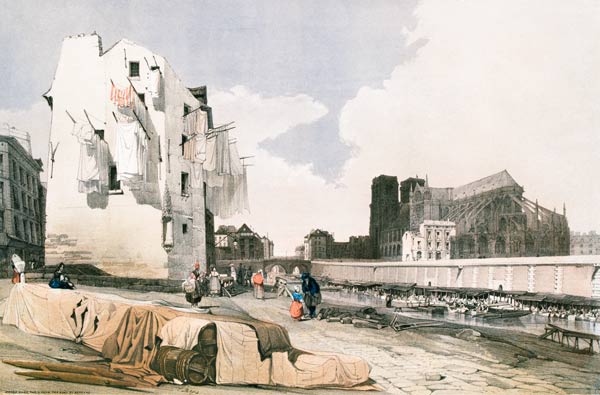 Paris, Notre-Dame , Boys 1839 from Thomas Shotter Boys