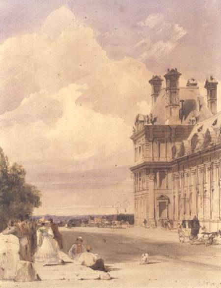 View near the Pont Royal, with the Pavillon de Flore, Tuileries from Thomas Shotter Boys