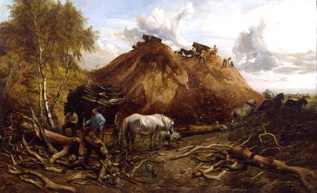 Clearing the Wood for the Iron Way from Thomas Sidney Cooper