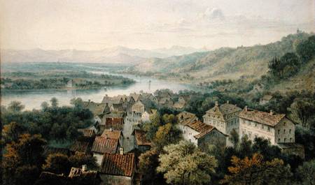 A View of Karlsruhe from Thomas Sidney Cooper