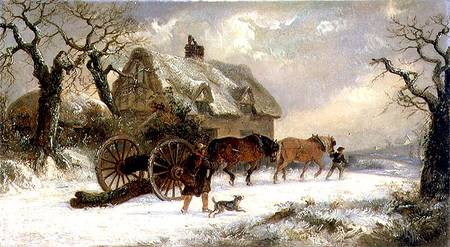 Carting Timber - Winter from Thomas Smythe