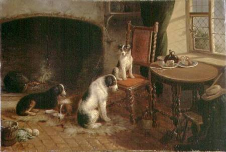 Interior with Dogs from Thomas Smythe