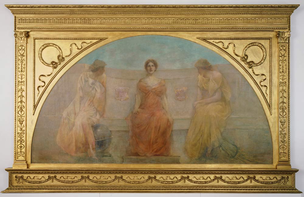 Commerce and Agriculture Bringing Wealth to Detroit from Thomas Wilmer Dewing