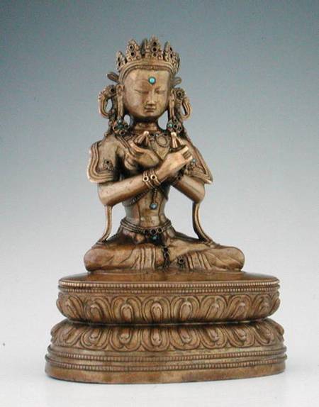 Vajradhara (copper alloy & gems) from Tibetan Art