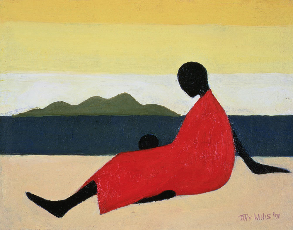 Mother and Child, 1991 (oil on canvas)  from Tilly  Willis