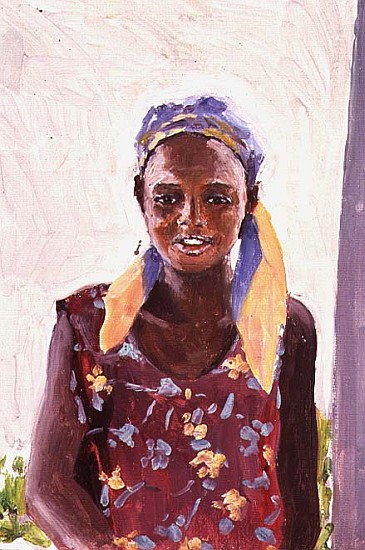 Malagasy Girl, 1989 (oil on canvas)  from Tilly  Willis
