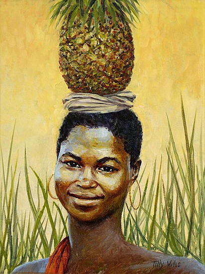 Pineapple Girl, 2004 (oil on canvas)  from Tilly  Willis