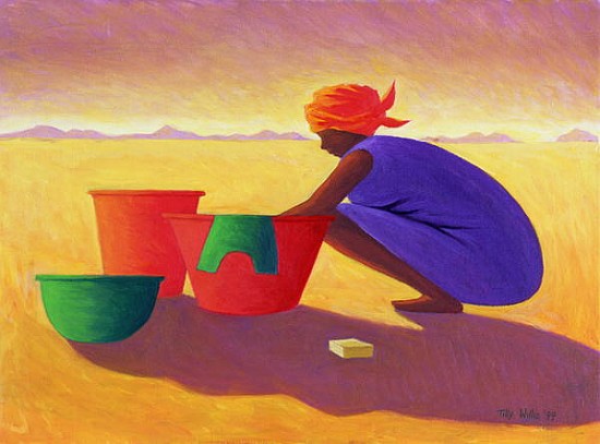 Washer Woman, 1999 (oil on canvas)  from Tilly  Willis