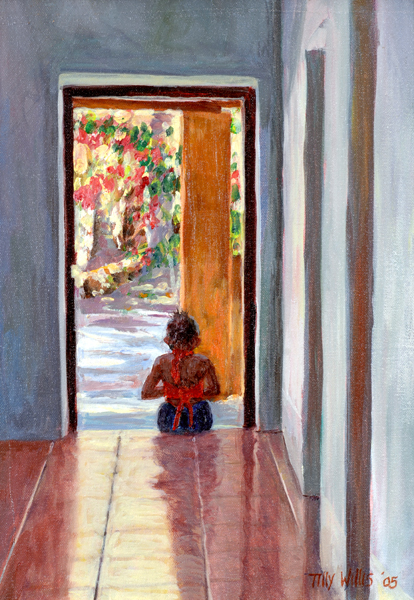 Through the Doorway, 2005 (oil on canvas)  from Tilly  Willis