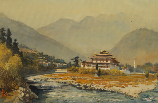 Punakha Dzong from Tim  Scott Bolton
