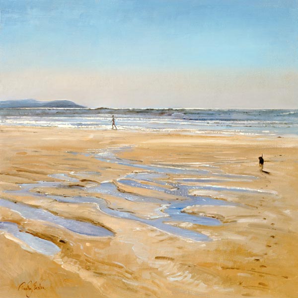 Beach Strollers (oil on canvas)  from Timothy  Easton