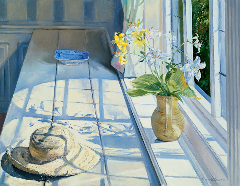Lilies and a Straw Hat  from Timothy  Easton