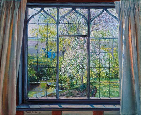 Apple Blossom Against Willow, 1990  from Timothy  Easton