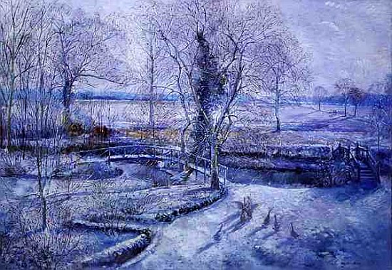 The Crossing Point, 1992-93 (oil on canvas)  from Timothy  Easton