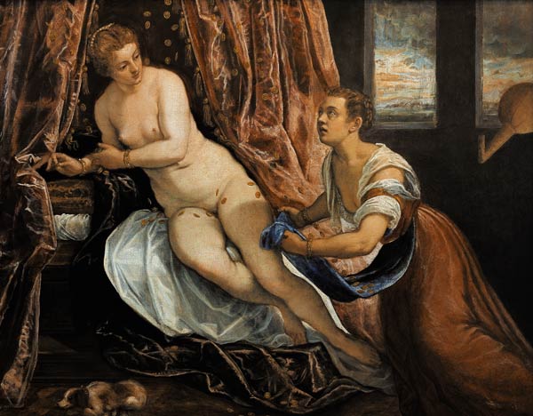 Danaë. from Tintoretto (eigentl. Jacopo Robusti)
