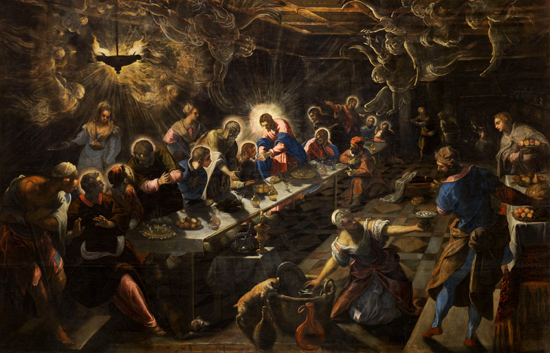 Das letzte Abendmahl from Tintoretto (eigentl. Jacopo Robusti)