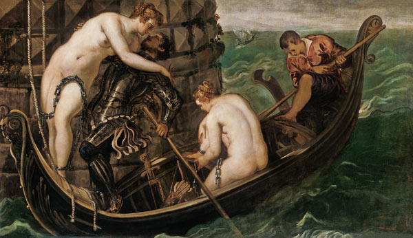 Die Rettung der Arsinoë from Tintoretto (eigentl. Jacopo Robusti)