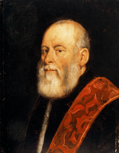 J.Tintoretto-Werkstatt, Prokurator from Tintoretto (eigentl. Jacopo Robusti)
