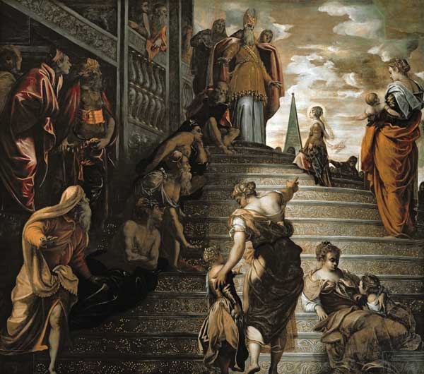 The Presentation of the Virgin from Tintoretto (eigentl. Jacopo Robusti)
