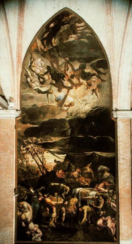 Adoration of the Golden Calf from Tintoretto (eigentl. Jacopo Robusti)