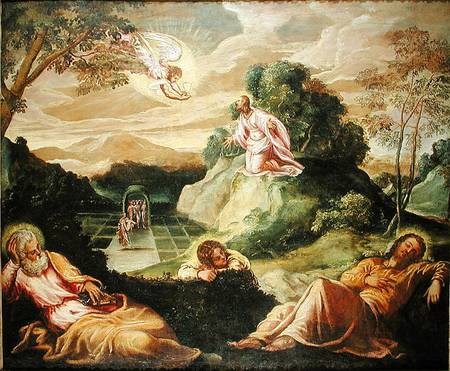 The Agony in the Garden from Tintoretto (eigentl. Jacopo Robusti)