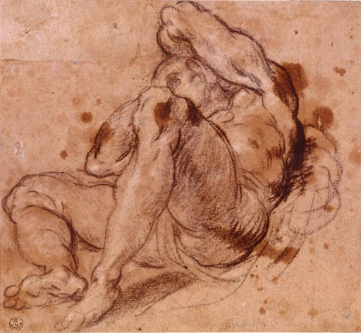 Aktstudie from Tintoretto (eigentl. Jacopo Robusti)