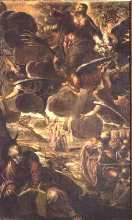The Ascension of Christ (fresco) from Tintoretto (eigentl. Jacopo Robusti)