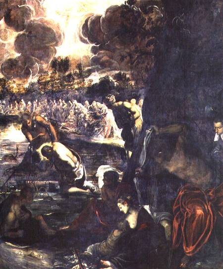 The Baptism of Christ from Tintoretto (eigentl. Jacopo Robusti)