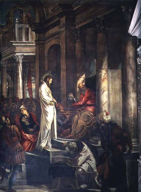 Christ before Pilate from Tintoretto (eigentl. Jacopo Robusti)