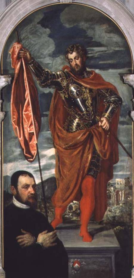 St. Demetrius and a Donor from the Ghisi Family from Tintoretto (eigentl. Jacopo Robusti)